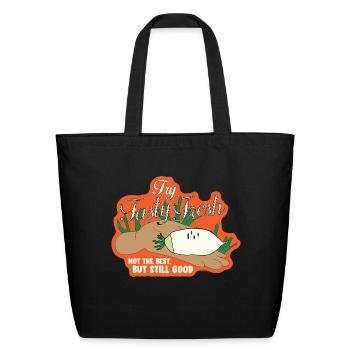 Try Tasty Fresh - Eco-Friendly Cotton Tote - black - Front