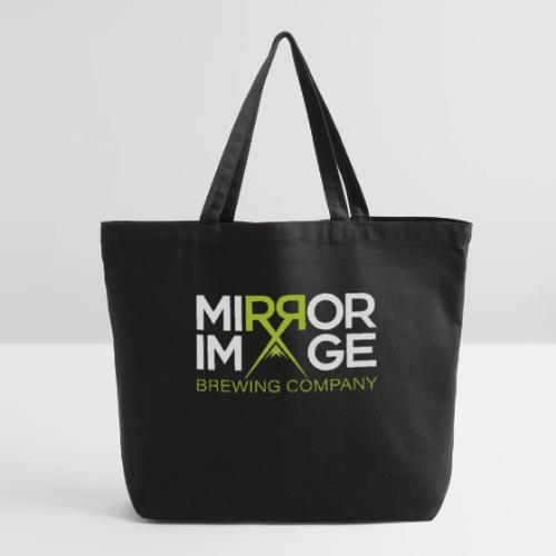 MIBCO Green_White - Eco-Friendly Cotton Tote