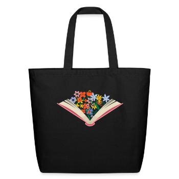 Reading - Eco-Friendly Cotton Tote - black - Front