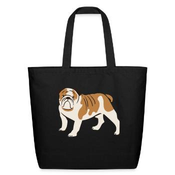 Bulldog Bread - Eco-Friendly Cotton Tote - black - Front