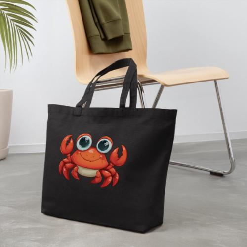 Cute Cartoon Baby Crab - Eco-Friendly Cotton Tote