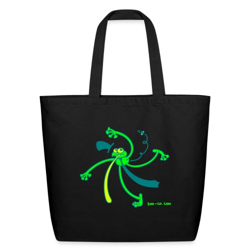 Kelly green Dancing Frog Women's T-Shirts - Eco-Friendly Cotton Tote
