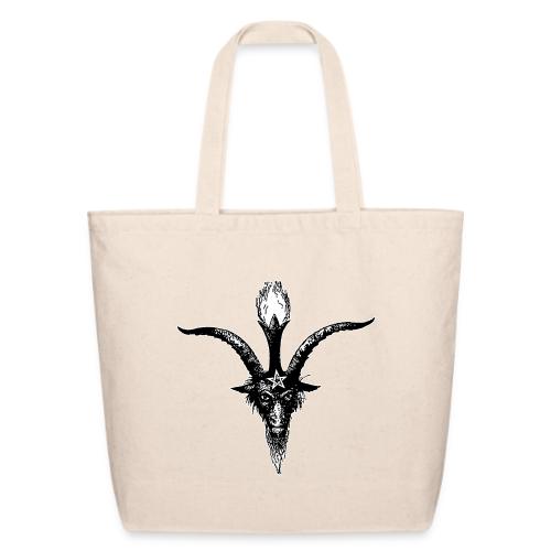 Eliphas Levi's Baphomet Head - Eco-Friendly Cotton Tote