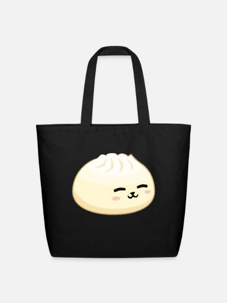 Cat Bun - Eco-Friendly Cotton Tote - black