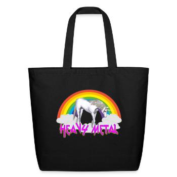 Heavy Metal - Eco-Friendly Cotton Tote - black - Front