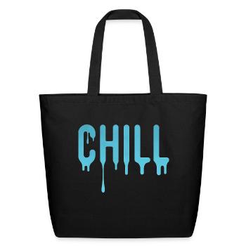 Chill - Eco-Friendly Cotton Tote - black - Front