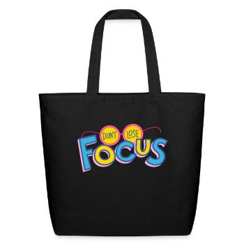Target - Eco-Friendly Cotton Tote - black - Front