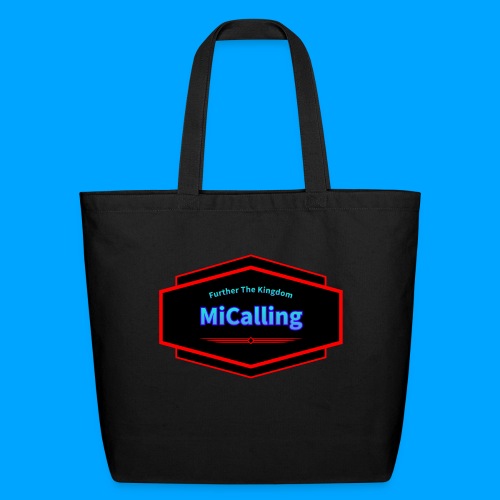MiCalling Full Logo Product (With Black Inside) - Eco-Friendly Cotton Tote