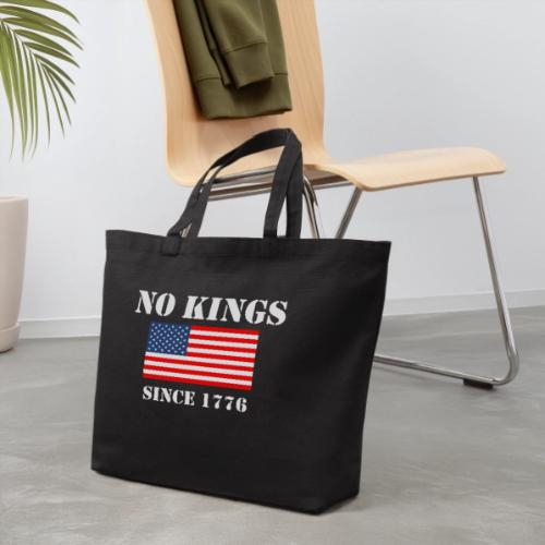 NO KINGS Since 1776 - Eco-Friendly Cotton Tote