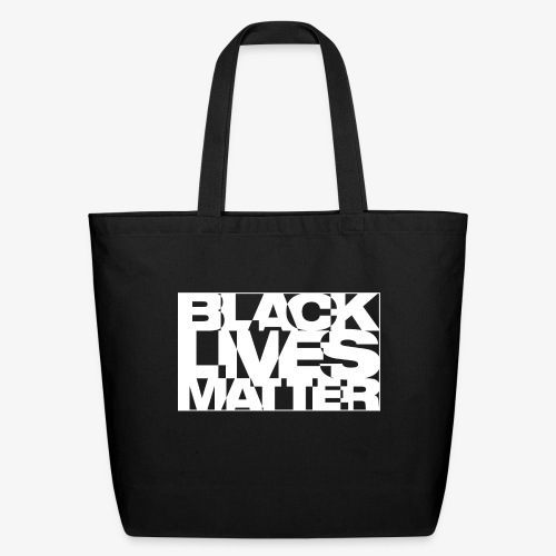 Black Live Matter Chaotic Typography - Eco-Friendly Cotton Tote