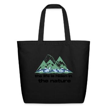 ECOLOGY - Eco-Friendly Cotton Tote - black - Front