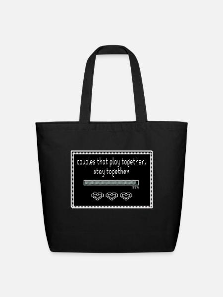 Play Together - Eco-Friendly Cotton Tote - black