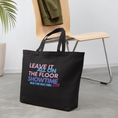 Leave it on the floor Dark shirt - Eco-Friendly Cotton Tote
