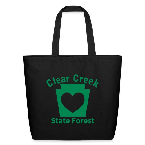 Clear Creek State Forest Keystone Heart - Eco-Friendly Cotton Tote