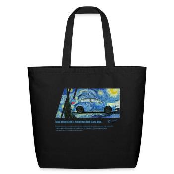 Subaru Impreza Wrx, Vincent Van Gogh Starry Night - Eco-Friendly Cotton Tote - black - Front