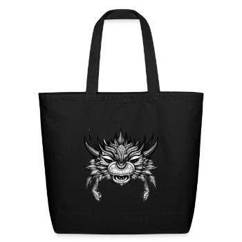 crab dragon original - Eco-Friendly Cotton Tote - black - Front