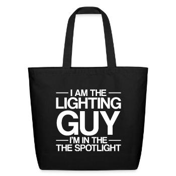 stage equipment - Eco-Friendly Cotton Tote - black - Front
