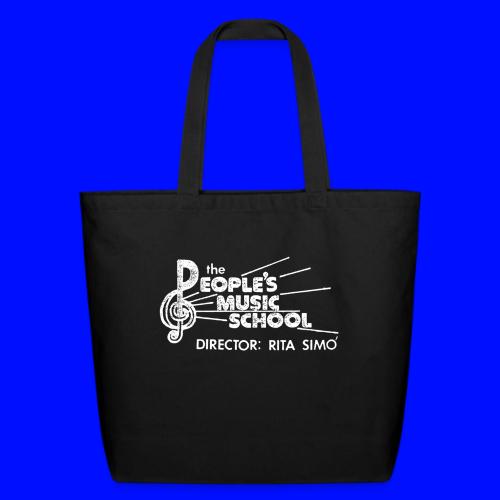 Retro Logo - White - Eco-Friendly Cotton Tote