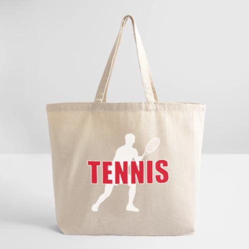 Red Court Tennis - Eco-Friendly Cotton Tote