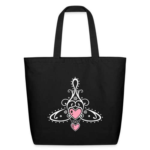 Celtic symbol, mother with two children. - Eco-Friendly Cotton Tote