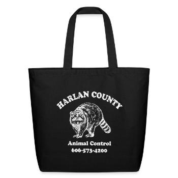 Haarlan County Animal Control - Eco-Friendly Cotton Tote - black - Front