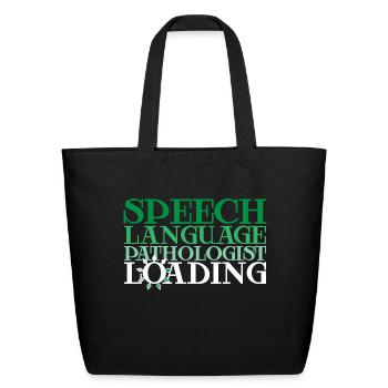 Future Speech Language Pathologist Slp - Eco-Friendly Cotton Tote - black - Front