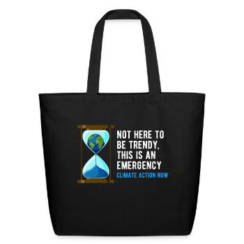 Strike With Us For Climate Action - Eco-Friendly Cotton Tote - black - Front