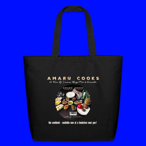 AMARU Cookbook - Cookbook Cover - Eco-Friendly Cotton Tote