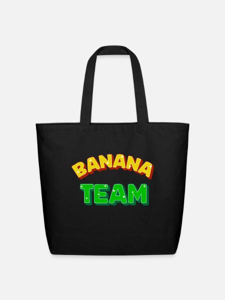 babana team - Eco-Friendly Cotton Tote - black