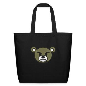 Mean A A - Eco-Friendly Cotton Tote - black - Front