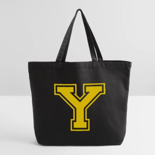 Letter Y – Capital Athletic Alphabet Monogram - Eco-Friendly Cotton Tote