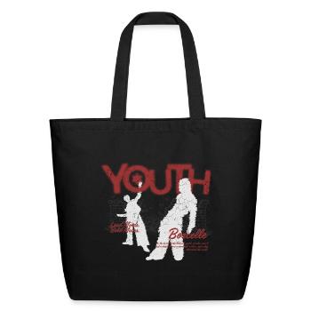Urban Grunge Youth Streetwear Graphic Design - Eco-Friendly Cotton Tote - black - Front