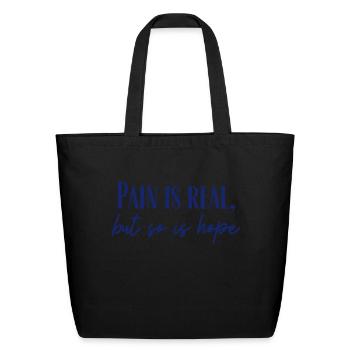 So Is Hope - Eco-Friendly Cotton Tote - black - Front