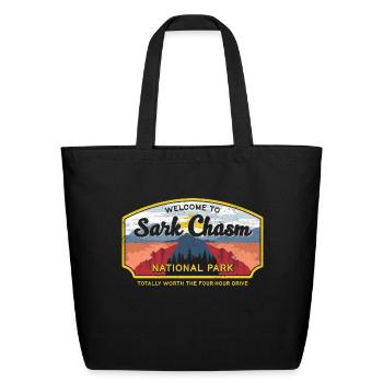Welcome To Sarcasm - Eco-Friendly Cotton Tote - black - Front