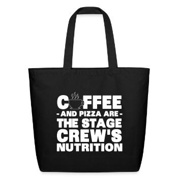 Stage equipment gifts | Stage Technician - Eco-Friendly Cotton Tote - black - Front