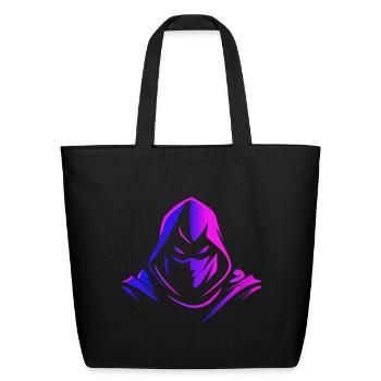 Epic Gaming Logo – Esports Style Design for Gamers - Eco-Friendly Cotton Tote - black - Front