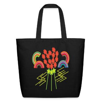 The endless day of love - Eco-Friendly Cotton Tote - black - Front