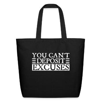 Entrepreneur Success Motivational - Eco-Friendly Cotton Tote - black - Front