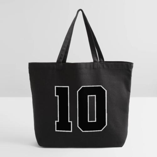 Varsity Number 10 Athletic Design - Eco-Friendly Cotton Tote