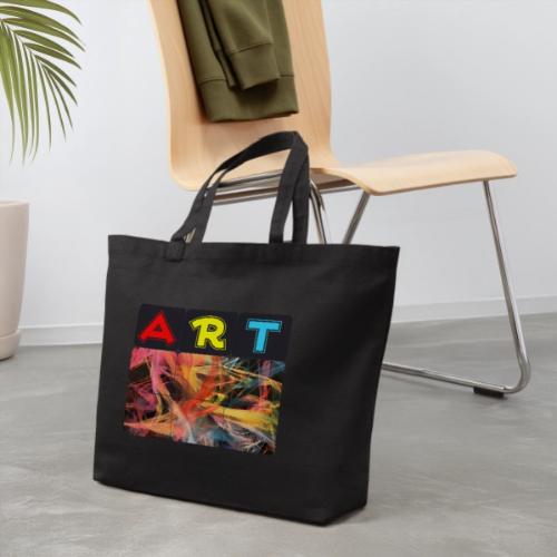 Chaotic Threads of Art - Eco-Friendly Cotton Tote