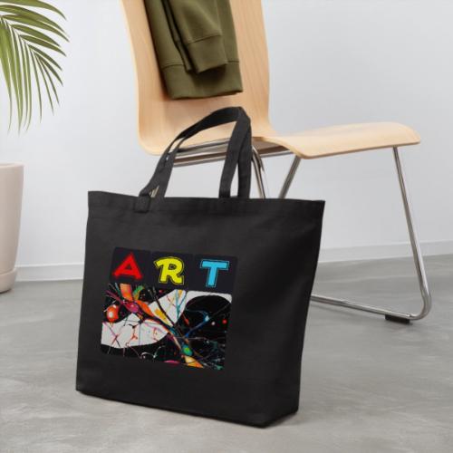 Art in Motion: Color Unleashed - Eco-Friendly Cotton Tote
