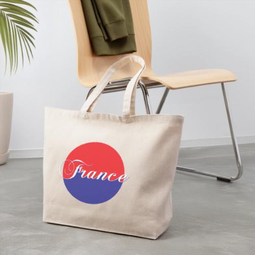 France Tricolore Circle - Eco-Friendly Cotton Tote