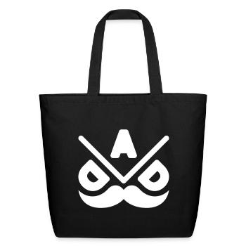 DAD - Bold Minimalism - Eco-Friendly Cotton Tote - black - Front