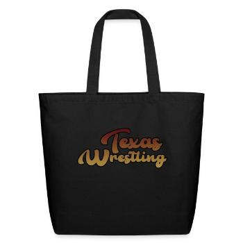Texas Wrestling - Eco-Friendly Cotton Tote - black - Front