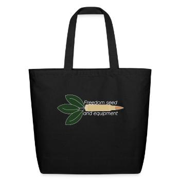 Freedom Seed And Equipment - Eco-Friendly Cotton Tote - black - Front