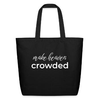 Message of wisdom (religious quotes) - Eco-Friendly Cotton Tote - black - Front
