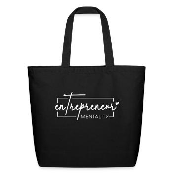 Entrepreneur Mentality - Eco-Friendly Cotton Tote - black - Front