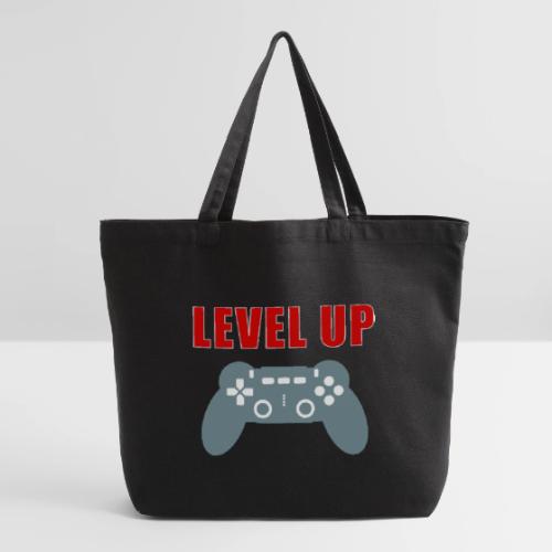 Level Up Gamer Controller Apparel - Eco-Friendly Cotton Tote