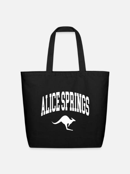 Alice Springs - Eco-Friendly Cotton Tote - black