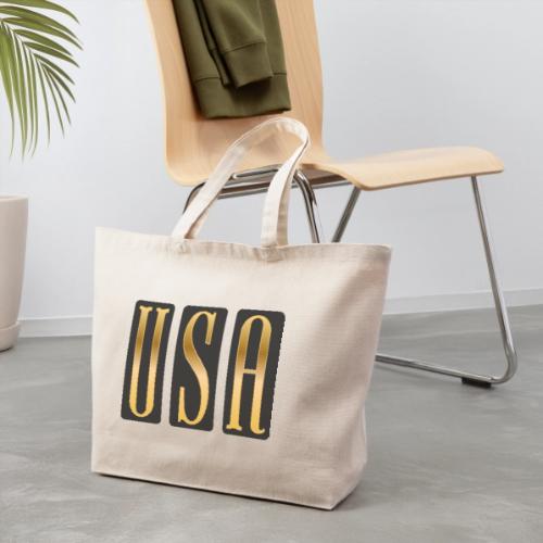 USA Gold Monolith - Eco-Friendly Cotton Tote